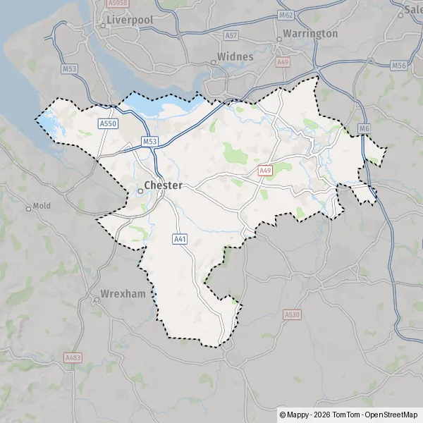 Map Cheshire West and Chester map of Cheshire West and Chester (CW10 0) and practical information